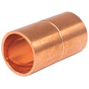 Appli Parts AP-A038 3/8 pulg Anillo de Cobre Accesorios de tuberia de cobre CxC Conexiones soldadas para aplicaciones de refrigeracion, aire acondicionado y plomeria Tuberia de cobre ACR y tipo L