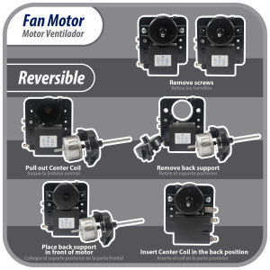 Appli Parts APFM-1638 Motor Ventilador para evaporadores de refrigeradoras 110 V, 60 Hz, 0.12 A, 7.5 W, 2500 rpm, CCW Giro contrario a las agujas del reloj, eje 4.3 cm Sirve 200D2940P005, 200D2940P011, P009, WR01F01638  Appli Parts APFM-1638 Motor Ventilador para evaporadores de refrigeradoras 110 V, 60 Hz, 0.12 A, 7.5 W, 2500 rpm, CCW Giro contrario a las agujas del reloj, eje 4.3 cm Sirve 200D2940P005, 200D2940P011, P009, WR01F01638