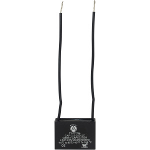 Condensador/ Capacitor Appli Parts 2 Mfd 250vac Rectangular 2 Cables
Ref. Con-2-250
Appli Parts Condensador Capacitor de ventilador 2 mfd (microfaradios) uf 250VAC con 2 cables compatible con cualquier marca de igual capacitancia 3.7cm Ancho 1.5cm Pr