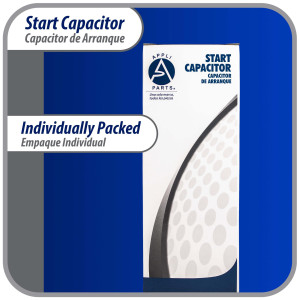Appli Parts CON-400-250 Capacitor de Arranque 400-480 MFD (microfaradios) uF, 250 VAC. Universal para Motores Electricos, condensador de arranque de 4.6 cm de Diametro, 8.6 cm de Alto