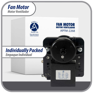 Appli Parts APFM-2268 Motor Ventilador para evaporadores de refrigeradoras 110 V, 60 Hz, 0.12 A, 7.5 W, 2500 rpm, CCW Giro contrario a las agujas del reloj, eje 2.8cm Sirve 200D2940P001C, 200D2940P002, P009, WR01F02268  Appli Parts APFM-2268 Motor Ventilador para evaporadores de refrigeradoras 110 V, 60 Hz, 0.12 A, 7.5 W, 2500 rpm, CCW Giro contrario a las agujas del reloj, eje 2.8cm Sirve 200D2940P001C, 200D2940P002, P009, WR01F02268