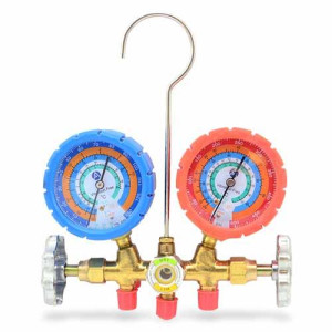 Juego Manometro R12/R22/R134/R404 Bronce Incluye Mangueras 90cm Con Visor 1/4sae Appli Parts Apmg-A2b36s Juego Manometro R12/R22/R134/R404 Bronce Incluye Mangueras 90cm Con Visor 1/4sae Appli Parts Apmg-A2b36s