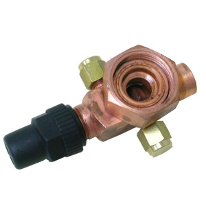 Danfoss 8168033 V09 1-1/4 pulg Rotolock x 5/8 ODF Soldable, Valvula de Servicio para Compresores Danfoss 8168033 V09 1-1/4 pulg Rotolock x 5/8 ODF Soldable, Valvula de Servicio para Compresores