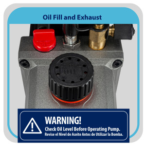 Appli Parts APVCP-311 Bomba de Vacio de 3.0 CFM 1/4 HP 1 etapa 115 V, 60 Hz, para calefaccion, aire acondicionado y sistemas de refrigeracion para aplicaciones domesticas y automotrices  Appli Parts APVCP-311 Bomba de Vacio de 3.0 CFM 1/4 HP 1 etapa 115 V, 60 Hz, para calefaccion, aire acondicionado y sistemas de refrigeracion para aplicaciones domesticas y automotrices