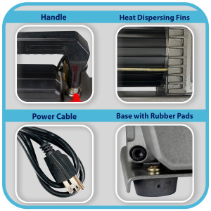Appli Parts APVCP-311 Bomba de Vacio de 3.0 CFM 1/4 HP 1 etapa 115 V, 60 Hz, para calefaccion, aire acondicionado y sistemas de refrigeracion para aplicaciones domesticas y automotrices  Appli Parts APVCP-311 Bomba de Vacio de 3.0 CFM 1/4 HP 1 etapa 115 V, 60 Hz, para calefaccion, aire acondicionado y sistemas de refrigeracion para aplicaciones domesticas y automotrices