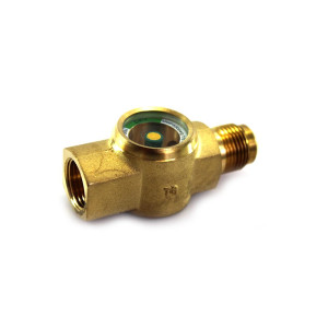 Danfoss SGP 12 I 1/2 pulg Visor de Liquido Humedad, Flare, Abocardado, Conexiones Macho x Hembra, Multirefrigerante,014L0025 Danfoss SGP 12 I 1/2 pulg Visor de Liquido Humedad, Flare, Abocardado, Conexiones Macho x Hembra, Multirefrigerante,014L0025