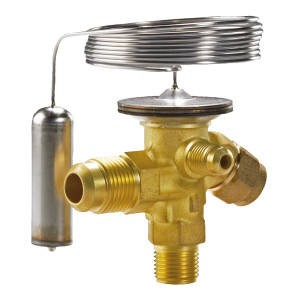 Danfoss 068Z3403 Cuerpo de Valvula de Expansion TE 2 para R404 R507A Ecualizacion Externa 3/8 x 1/2 x 1/4 Flare, Capacidad desde 1/6 a 4-1/2 tons, capacidad segun Orificio de venta separada, 068Z3555