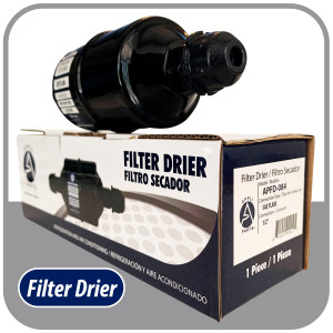 Appli Parts APFD-084 Filtro Secador 1/2 pulg para linea Liquido para Sistemas de Refrigeracion y aire acondicionado 084 SAE Rosca Universal Unidireccional 152mm Largo 51mm Ancho Appli Parts APFD-084 Filtro Secador 1/2 pulg para linea Liquido para Sistemas de Refrigeracion y aire acondicionado 084 SAE Rosca Universal Unidireccional 152mm Largo 51mm Ancho