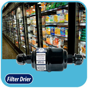 Appli Parts APFD-033 Filtro Secador 3/8 pulg para linea Liquido para Sistemas de Refrigeracion y aire acondicionado 033 SAE Rosca Universal Unidireccional 102mm Largo 25mm Ancho Appli Parts APFD-033 Filtro Secador 3/8 pulg para linea Liquido para Sistemas de Refrigeracion y aire acondicionado 033 SAE Rosca Universal Unidireccional 102mm Largo 25mm Ancho