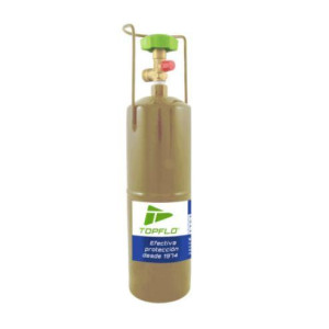 Bombona Para Gas R409, 1.5 Kilos Topflo (Marron) Bombona Para Gas R409, 1.5 Kilos Topflo (Marron)