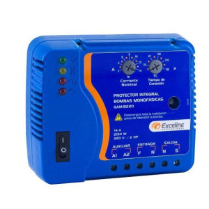 Arrancador Motores Monofasicos hasta 2HP 14Amp 220V Bornera Exceline GAM-B220 Arrancador Motores Monofasicos hasta 2HP 14Amp 220V Bornera Exceline GAM-B220