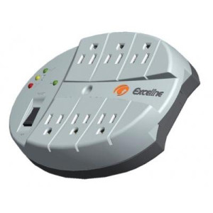 Protector De Equipos Electronicos Multitoma Multifuncion Enchufable Exceline GSM-MT120S Protector De Equipos Electronicos Multitoma Multifuncion Enchufable Exceline GSM-MT120S