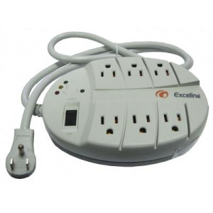 Protector De Equipos Electronicos Multitoma Multifuncion Enchufable con cable Exceline GSM-MT120SE Protector De Equipos Electronicos Multitoma Multifuncion Enchufable con cable Exceline GSM-MT120SE