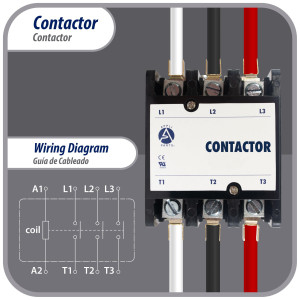 Contactor 3 Polos 30A 24V repuesto para compresores de CA y otras aplicaciones electricas Certificacion UL 476929 de Trabajo Pesado, Appli Parts modelo APAC-33024 Contactor 3 Polos 30A 24V repuesto para compresores de CA y otras aplicaciones electricas Certificacion UL 476929 de Trabajo Pesado, Appli Parts modelo APAC-33024