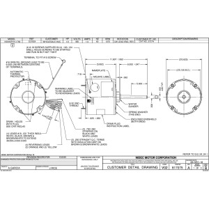 US Motors 3737H 1/3 Hp Mojave 1075 rpm, 6 polos, 1 eje, TEAO Cerramiento, 1 velocidad, 5.6 diametro, CW, Lead End Reversible 460 V, 60 hz, 1 ph, 7.5 mfd/370 VAC Capacitor 3737 K055PYH1756014B US Motors 3737H 1/3 Hp Mojave 1075 rpm, 6 polos, 1 eje, TEAO Cerramiento, 1 velocidad, 5.6 diametro, CW, Lead End Reversible 460 V, 60 hz, 1 ph, 7.5 mfd/370 VAC Capacitor 3737 K055PYH1756014B