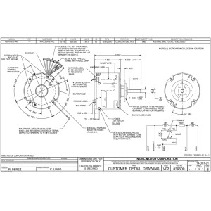 US Motors Rescue 1/3-1/6 hp 1075 rpm, 6 polos, 1 eje, TEAO Cerramiento, 2velocidad 5.6 diametro, CCW, Lead End, Reversible, 208-230 V, 60 hz, 1 ph, 5 mfd/370 VAC Capacitor 5462 K055WDJ0404012B US Motors Rescue 1/3-1/6 hp 1075 rpm, 6 polos, 1 eje, TEAO Cerramiento, 2velocidad 5.6 diametro, CCW, Lead End, Reversible, 208-230 V, 60 hz, 1 ph, 5 mfd/370 VAC Capacitor 5462 K055WDJ0404012B