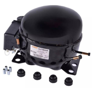 Cubigel GUY60NR 1/5HP R134a Compresor Fraccionario de Refrigeracion LMBP 115/1/60 (V/Ph/Hz) con Kit de Arranque CSIR Cubigel GUY60NR 1/5HP R134a Compresor Fraccionario de Refrigeracion LMBP 115/1/60 (V/Ph/Hz) con Kit de Arranque CSIR