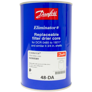 Danfoss 023U5381 Filtro Cartucho 48-DA  Elemento para Filtro tipo DCR de Refrigeracion, post Quemdaura, incluye Sello, para ser utilizado con Filtros DCR 0485 a 19217 y Porta filtros similares de 4-3/4 pulg, 023U5381, 023U5380