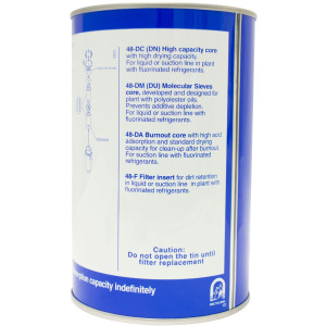 Danfoss 023U1392 Cartucho Nucleo Filtro Secador 48-DM para Sistemas DCR, Alta Capacidad de Humedad, incluye Sello, Compatible con DCR 0485 a 19217 y Carcasas 4-3/4 pulg, 023U1392, 023U1394