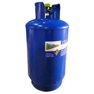 Bombona Para Gas R12/Mo49, 10 Kilos Topflo (Azul) Bombona Para Gas R12/Mo49, 10 Kilos Topflo (Azul)
