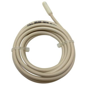 Full Gauge SB70 Sensor NTC con cable 3.2 m doble aislamiento, polyester termoplastico, sensor fundido al cable, rango de temperatura -50 a 105 C (-58 a 221 F), alta resistencia para ambientes humedos