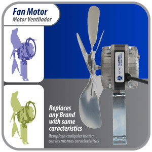 Appli Parts APFM-101E Motor Ventilador Condensador y Evaporador 10W 115V 60Hz 0.65A, Incluye Aspa de Aluminio de 9in y Base de Montaje, Repuesto Universal para Equipos de Refrigeracion Comercial Appli Parts APFM-101E Motor Ventilador Condensador y Evaporador 10W 115V 60Hz 0.65A, Incluye Aspa de Aluminio de 9in y Base de Montaje, Repuesto Universal para Equipos de Refrigeracion Comercial