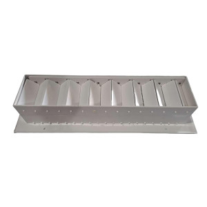 Rejilla Suministro Doble con Control para Aire Acondicionado 16" X 4" Rejilla Suministro Doble con Control para Aire Acondicionado 16" X 4"