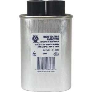 Appli Parts APMC-21105 Condensador Capacitor para microondas 1.05 Mfd uF (microfaradios) Alto Voltaje 2100V tipo CH85 21105 Remplazo universal para multiples marcas Appli Parts APMC-21105 Condensador Capacitor para microondas 1.05 Mfd uF (microfaradios) Alto Voltaje 2100V tipo CH85 21105 Remplazo universal para multiples marcas