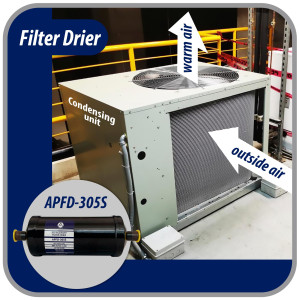 Appli Parts APFD-305S Filtro Secador 5/8 pulg para linea Liquido para Sistemas de Refrigeracion y aire acondicionado 305S ODF Soldable Universal Unidireccional 254mm Largo 83mm Ancho Appli Parts APFD-305S Filtro Secador 5/8 pulg para linea Liquido para Sistemas de Refrigeracion y aire acondicionado 305S ODF Soldable Universal Unidireccional 254mm Largo 83mm Ancho