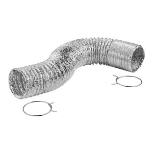 Lambro Ducto Universal Solo 4 pulg X 5 pies (10 cm x 1.5 mts) 495PTC-PL Laminado Con Abrazaderas
495PTC-R
