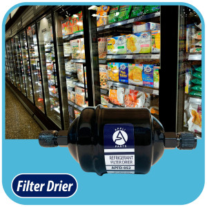 Appli Parts APFD-052 Filtro Secador 1/4 pulg para linea Liquido para Sistemas de Refrigeracion y aire acondicionado 052 SAE Rosca Universal Unidireccional 114mm Largo 51mm Ancho Appli Parts APFD-052 Filtro Secador 1/4 pulg para linea Liquido para Sistemas de Refrigeracion y aire acondicionado 052 SAE Rosca Universal Unidireccional 114mm Largo 51mm Ancho