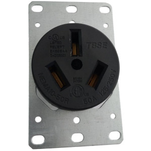 Tomacorriente 50 A 125-250 V 3P-3W Tomacorriente 50 A 125-250 V 3P-3W