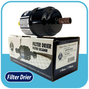 Appli Parts APFD-032S Filtro Secador 1/4 pulg para linea Liquido para Sistemas de Refrigeracion y aire acondicionado 032S ODF Soldable Universal Unidireccional 102mm Largo 25mm Ancho
 Appli Parts APFD-032S Filtro Secador 1/4 pulg para linea Liquido para Sistemas de Refrigeracion y aire acondicionado 032S ODF Soldable Universal Unidireccional 102mm Largo 25mm Ancho