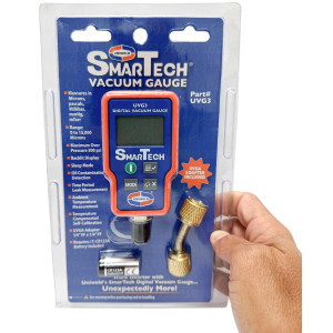 Uniweld UVG3 Vacuometro Digital Smartech con Pantalla Iluminada, Rango 0-15000 Micrones
Max presion 500psi, adaptador UVGA Incluido
Requiere 1 CR132AA Bateria (incluida) Uniweld UVG3 Vacuometro Digital Smartech con Pantalla Iluminada, Rango 0-15000 Micrones
Max presion 500psi, adaptador UVGA Incluido
Requiere 1 CR132AA Bateria (incluida)