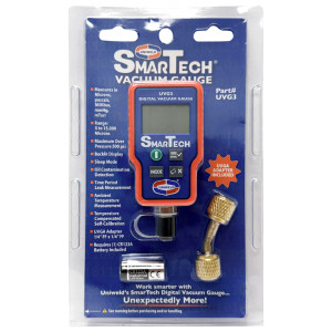 Uniweld UVG3 Vacuometro Digital Smartech con Pantalla Iluminada, Rango 0-15000 Micrones
Max presion 500psi, adaptador UVGA Incluido
Requiere 1 CR132AA Bateria (incluida) Uniweld UVG3 Vacuometro Digital Smartech con Pantalla Iluminada, Rango 0-15000 Micrones
Max presion 500psi, adaptador UVGA Incluido
Requiere 1 CR132AA Bateria (incluida)