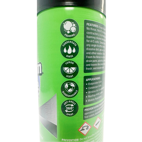 Nu-Calgon 4171-75 Evap Foam Limpiador Espumante No Enjuagable 18oz  Nu-Calgon 4171-75 Evap Foam Limpiador Espumante No Enjuagable 18oz