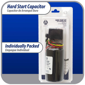 Appli Parts Start kit para aire acondicionado incluye Capacitor de arranque 270-327mfd 330V y relay potencial para equipos 4-5 Ton, compresores scroll y reciprocantes 208-265 Volts 1 Ph APHS-3