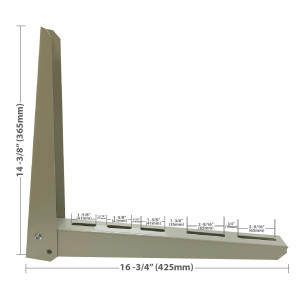 Appli Parts APAB-2100 Soporte de Montaje en Pared para Mini Split, Soporte Robusto para Condensador hasta 100 Kg, Universal para Unidad Exterior desde 5,000 hasta 36,000 BTU con Kit de instalacion Appli Parts APAB-2100 Soporte de Montaje en Pared para Mini Split, Soporte Robusto para Condensador hasta 100 Kg, Universal para Unidad Exterior desde 5,000 hasta 36,000 BTU con Kit de instalacion