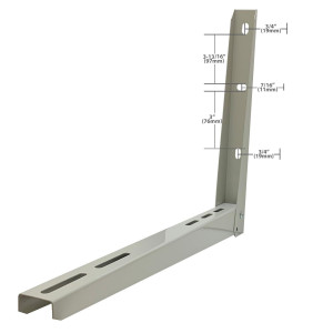 Appli Parts APAB-2100 Soporte de Montaje en Pared para Mini Split, Soporte Robusto para Condensador hasta 100 Kg, Universal para Unidad Exterior desde 5,000 hasta 36,000 BTU con Kit de instalacion Appli Parts APAB-2100 Soporte de Montaje en Pared para Mini Split, Soporte Robusto para Condensador hasta 100 Kg, Universal para Unidad Exterior desde 5,000 hasta 36,000 BTU con Kit de instalacion