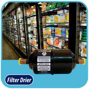 Appli Parts APFD-083S Filtro Secador 3/8 pulg para linea Liquido para Sistemas de Refrigeracion y aire acondicionado 083S ODF Soldable Universal Unidireccional 140mm Largo 51mm Ancho Appli Parts APFD-083S Filtro Secador 3/8 pulg para linea Liquido para Sistemas de Refrigeracion y aire acondicionado 083S ODF Soldable Universal Unidireccional 140mm Largo 51mm Ancho