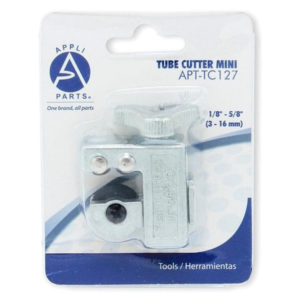 Appli Parts APT-TC127 Corta Tubo Mini para Cobre, Galvanizado, PVC de 1/8 pulg hasta 5/8 pulg (3 - 16 mm) Profesionales y Bricolaje Appli Parts APT-TC127 Corta Tubo Mini para Cobre, Galvanizado, PVC de 1/8 pulg hasta 5/8 pulg (3 - 16 mm) Profesionales y Bricolaje